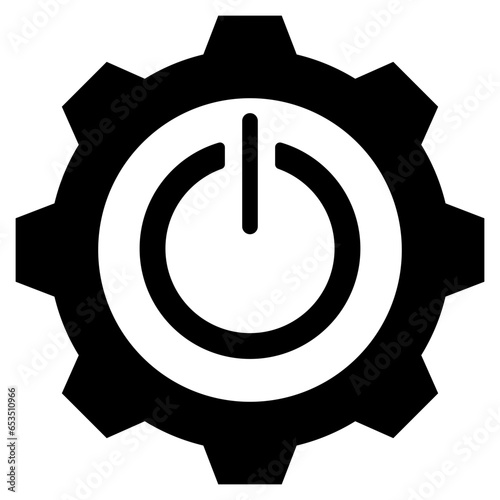 Starting Business Glyph Icon