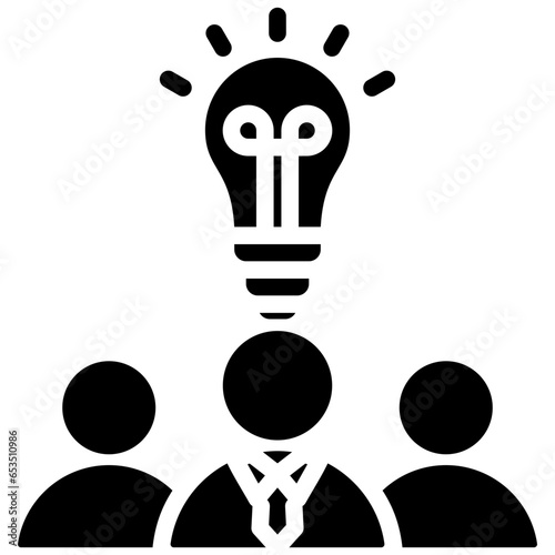 Advisory Boards Glyph Icon
