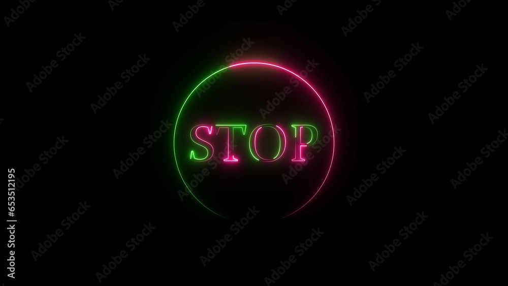 abstract glowing neon text illustration 4k abstract glowing neon text illustration 4k