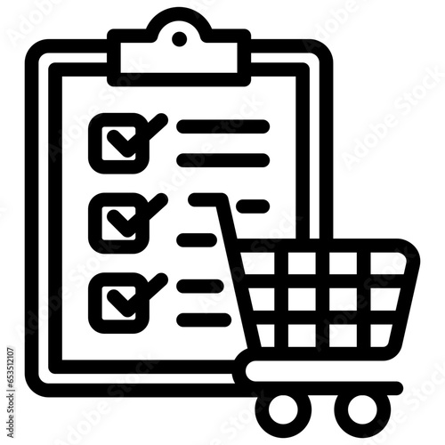 Orders Outline Icon