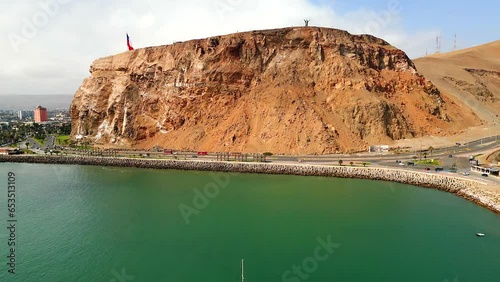 desert of Arica, Chile photo