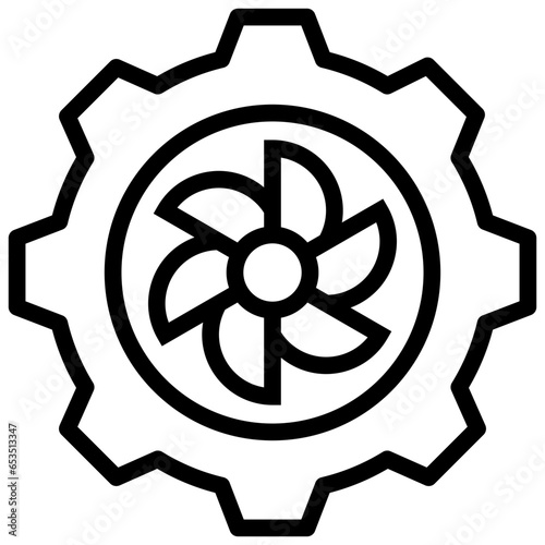 Turbines Outline Icon