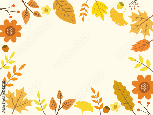                               autumn frame   autumn background