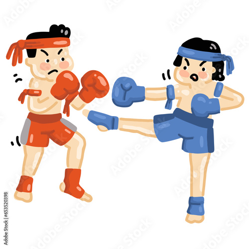 illustration of  boxer