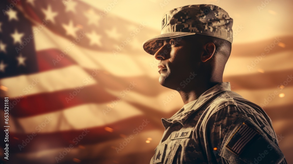 Male army soldiers saluting the American flag, military uniform, Veterans Day, United States patriotism, Memorial Day, Independence Day, Male army soldiers saluting the American flag, military uniform, Veterans Day, United States patriotism, Memorial Day, Independence Day,