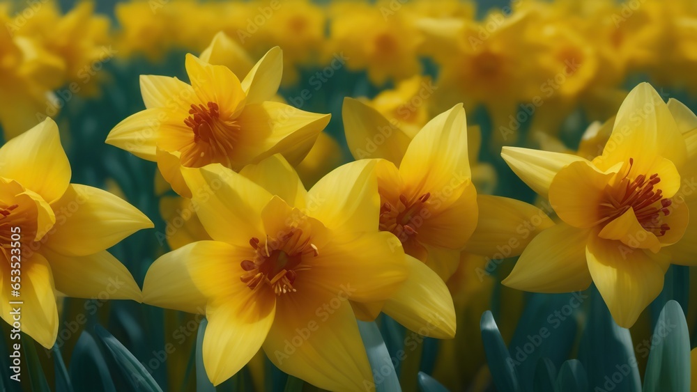 Obraz premium daffodils in spring