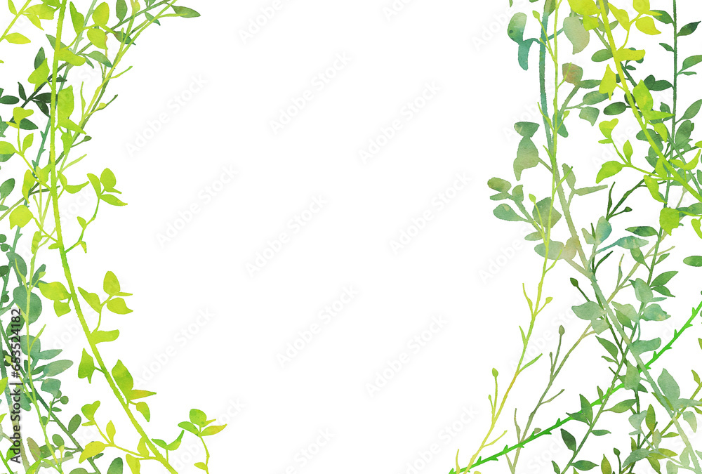 背景素材_水彩_植物 背景素材_水彩_植物