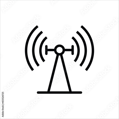 antenna icon design, illustration design
