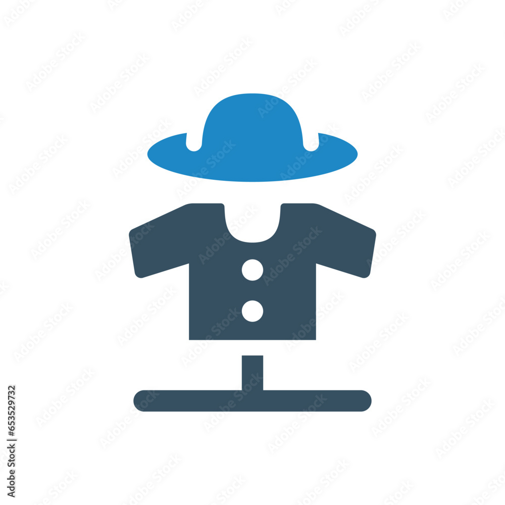 scarecrow icon vector illustration scarecrow icon vector illustration