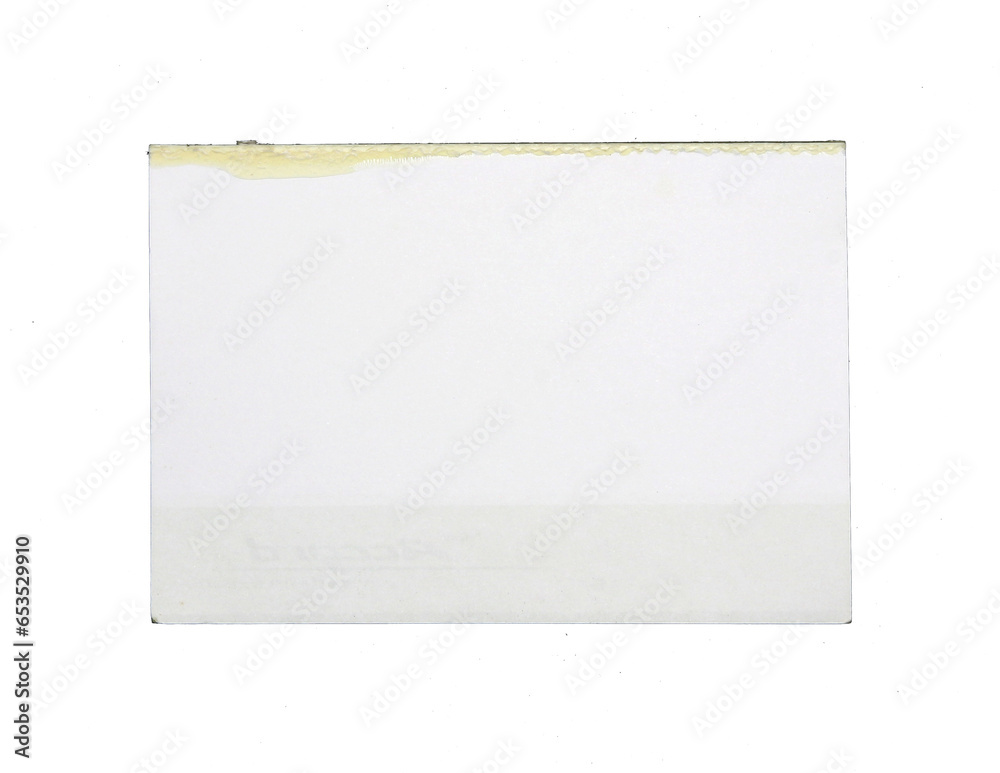 White note paper on transparent background png file White note paper on transparent background png file