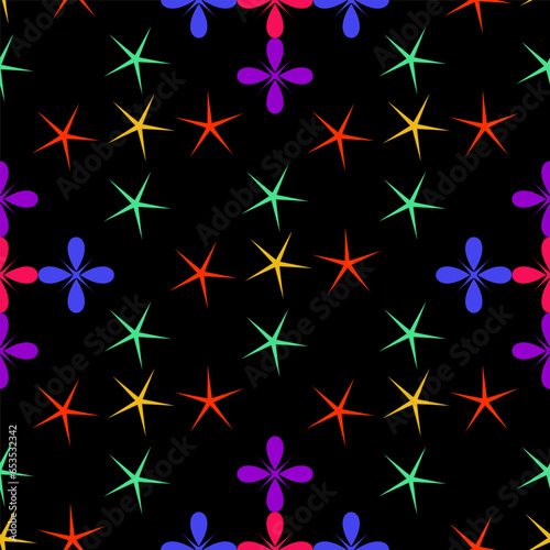 Abstract Fabric seamless pattern Design. Fabric Pattern.