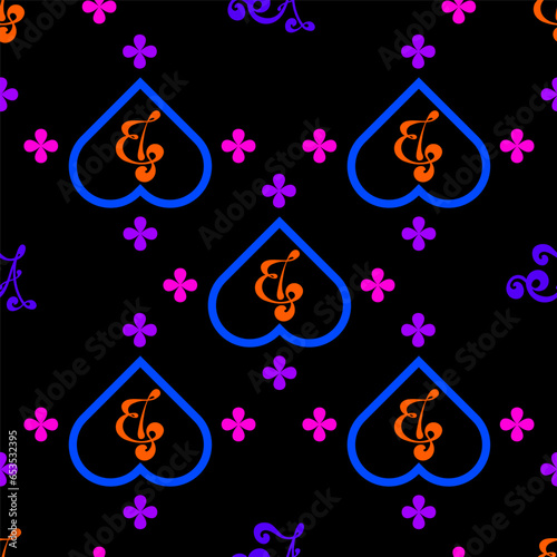 Abstract Fabric seamless pattern Design. Fabric Pattern.