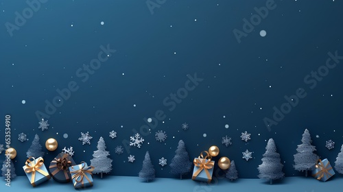 merry christmas background ai generated 