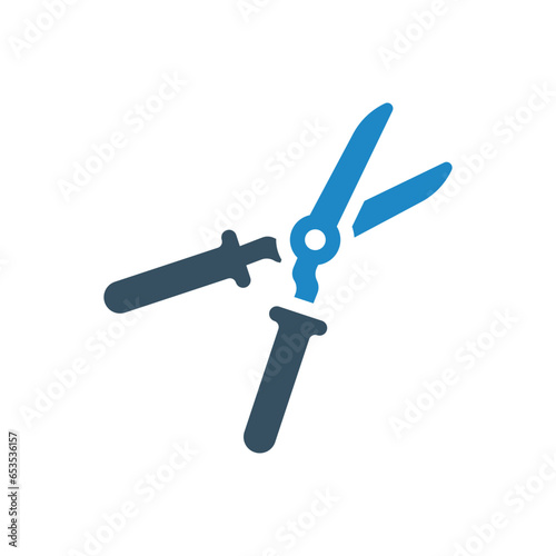 shears icon vector illustration