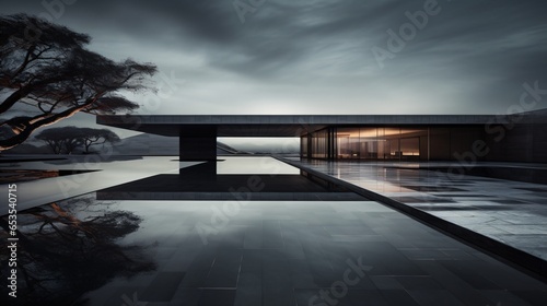 Minimalist House in Zen Style