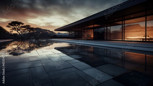 Minimalist House in Zen Style