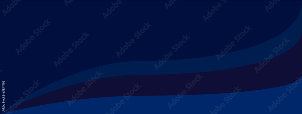 Abstract blue color background. Dynamic shapes composition. Minimalist vector.	