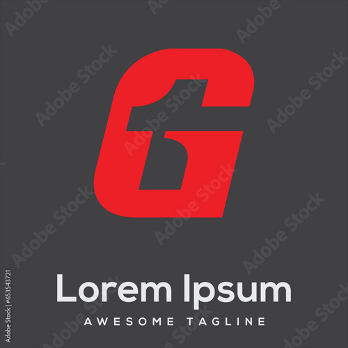 1G Letter Logo Design Free Icon