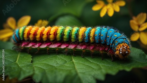 caterpillar on a leaf