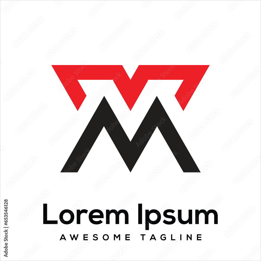MM Letter Logo Design Free Icon MM Letter Logo Design Free Icon