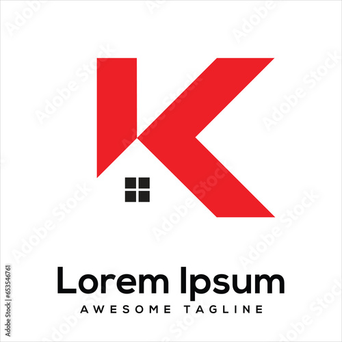 Free Download K home Letter Logo Design Free Icon - GFXLoad