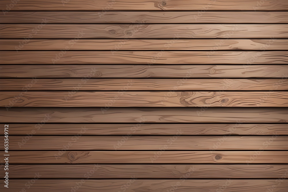 Fototapeta premium Old Abstract Brown Wooden Plank Texture, Wood Background, AI Generated
