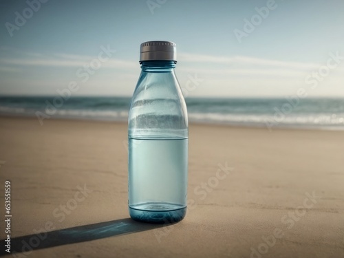 Water Bottle Mock-Up - Blank Label 