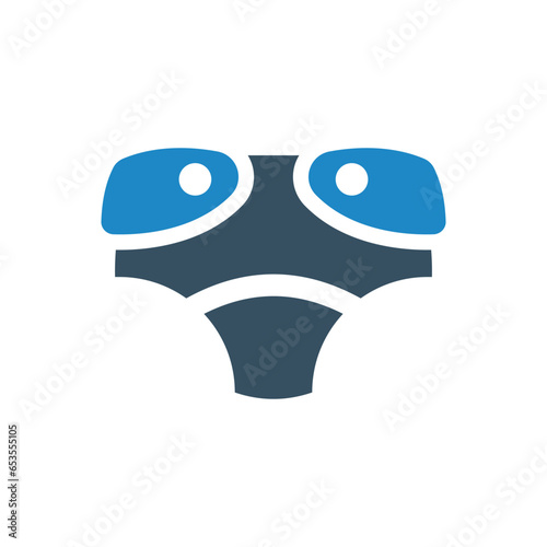 Diaper, pampers icon vector illustration