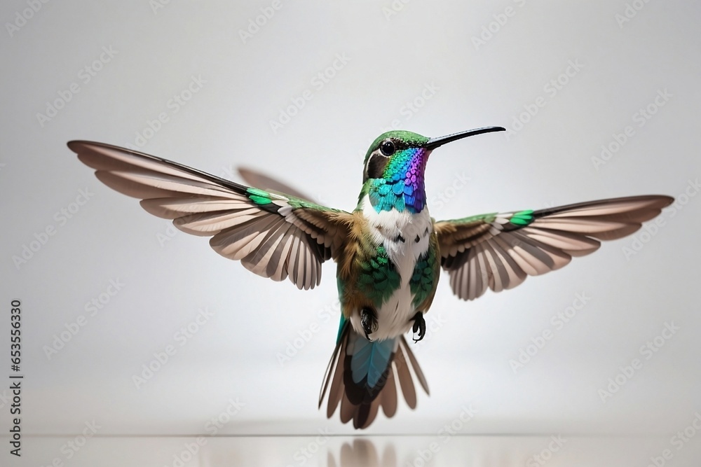 Obraz premium AI technology has created the world's smallest bird species