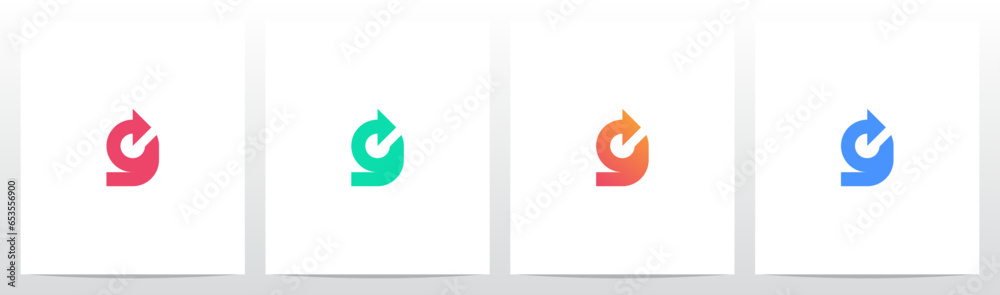 Circle Arrow Letter Logo Design G Circle Arrow Letter Logo Design G