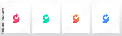 Circle Arrow Letter Logo Design G