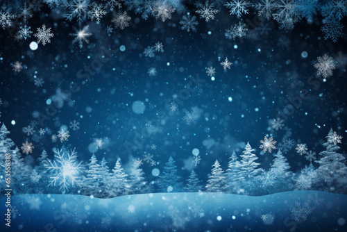 Christmas Snowflake Sparkle Night © ItziesDesign