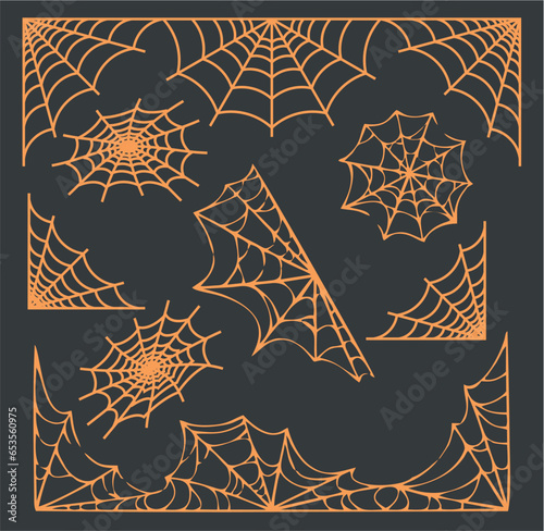 Spider webs set