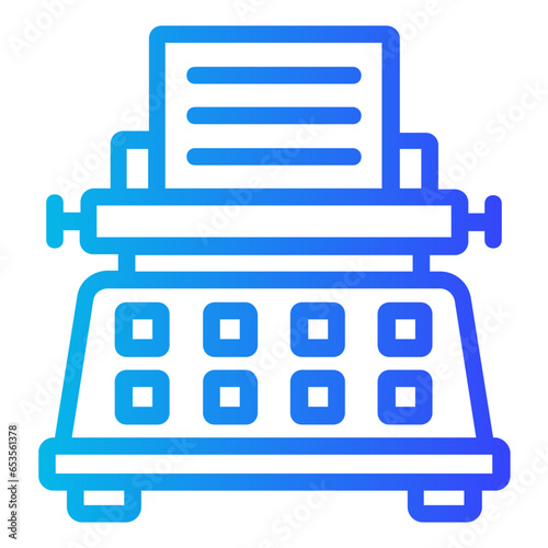 typewriter icon