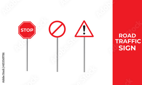 Road blank  sings template
