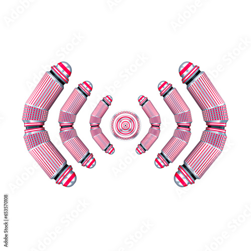 3D Signal Strength Icon