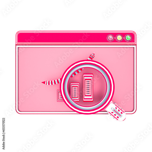 3D Icon  Tabbed Chart Page Icon