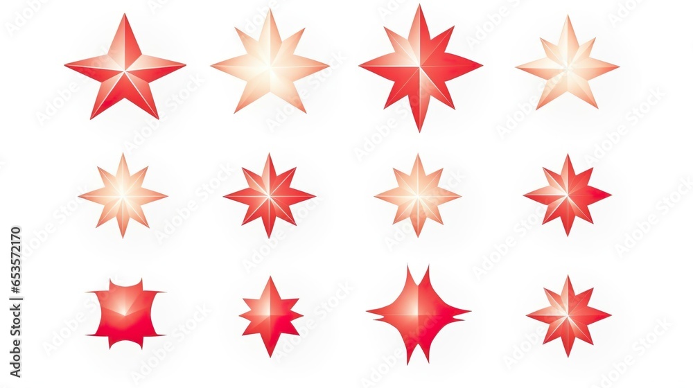 Set of red starburst Price sticker sale sticker pri Set of red starburst Price sticker sale sticker pri