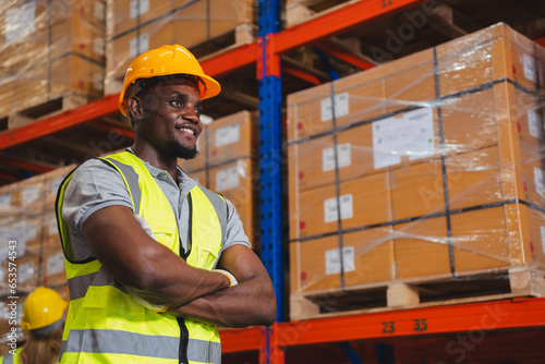 Professional worker in safe...