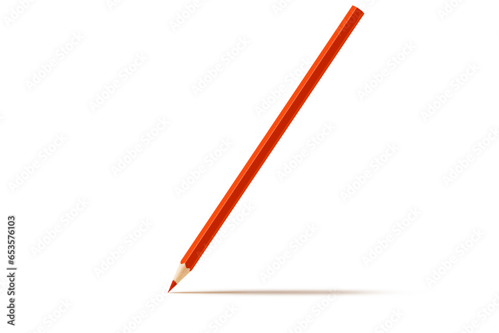 single pencil over white background, back to school concept, school and creativity concept single pencil over white background, back to school concept, school and creativity concept