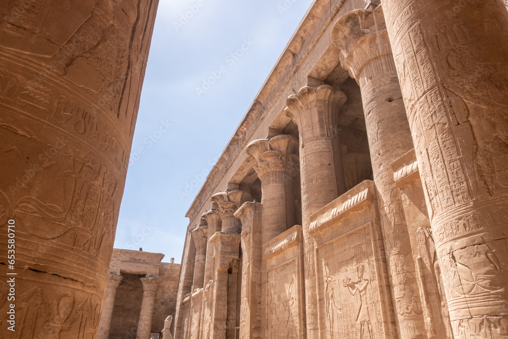 Majestic Ancient Egyptian Temple. Summer Travel Egypt