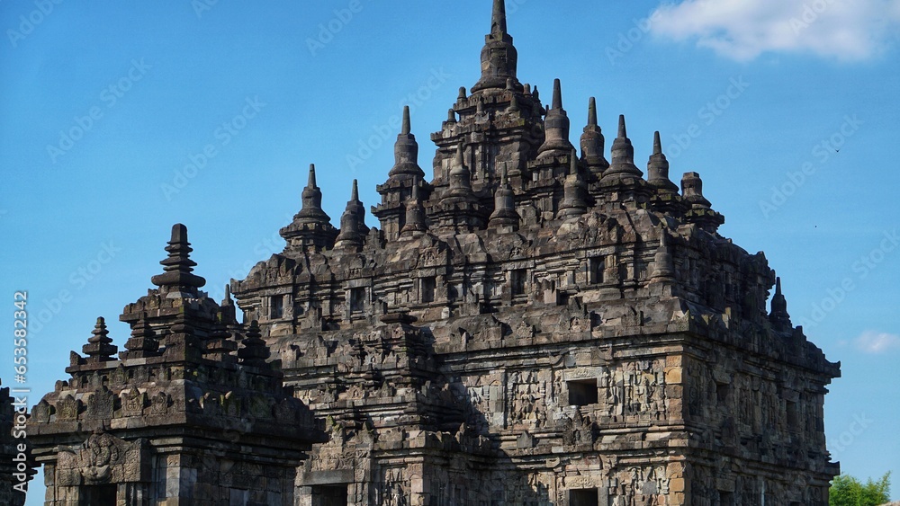 View of Plaosan Temple which is also known as 