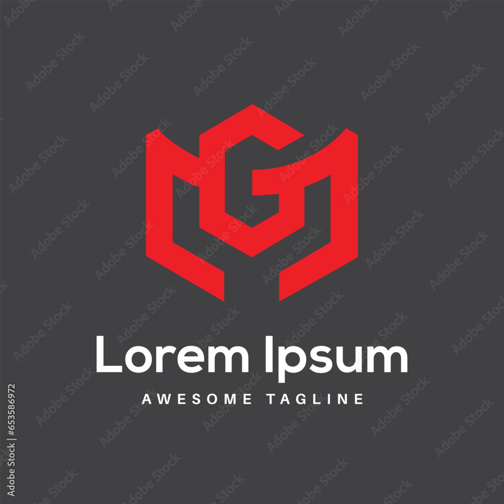MG Letter Logo Design Free Icon MG Letter Logo Design Free Icon