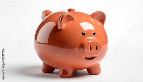 piggy bank isolated on white background