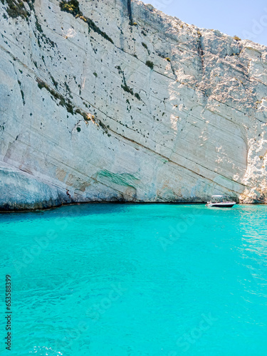 Visit blue caves in Zakynthos island in Greece. 
