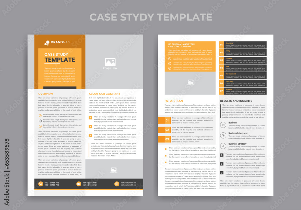 Business Case Study Template Design Business Case Study Template Design