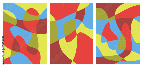 Abstract composition. Minimal geometric poster. 