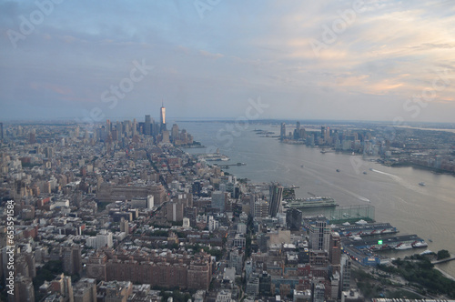 Aerial view of New York