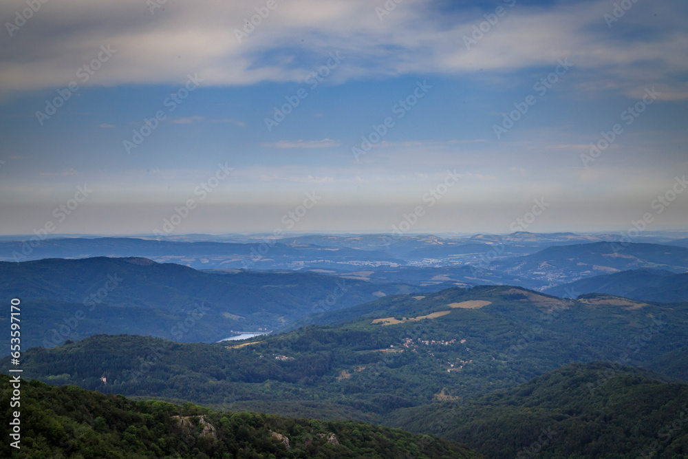 View from Uzana area, Stara planina, Bulgaria