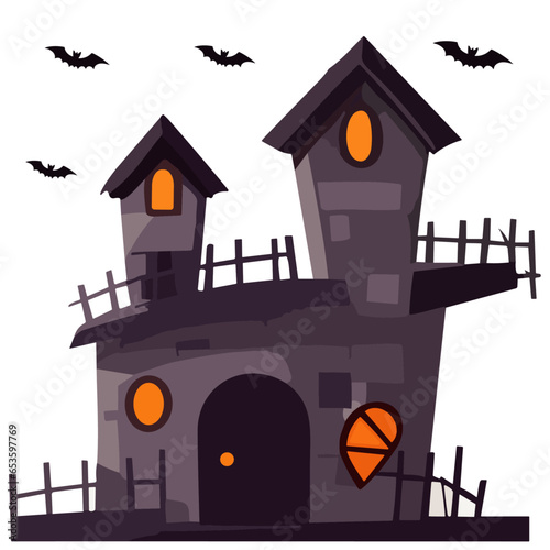 halloween house   halloween background with house